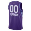 Dres Utah Jazz Clarkson Jordan Nike 2024-25 City Edition Ljubičasta Swingman